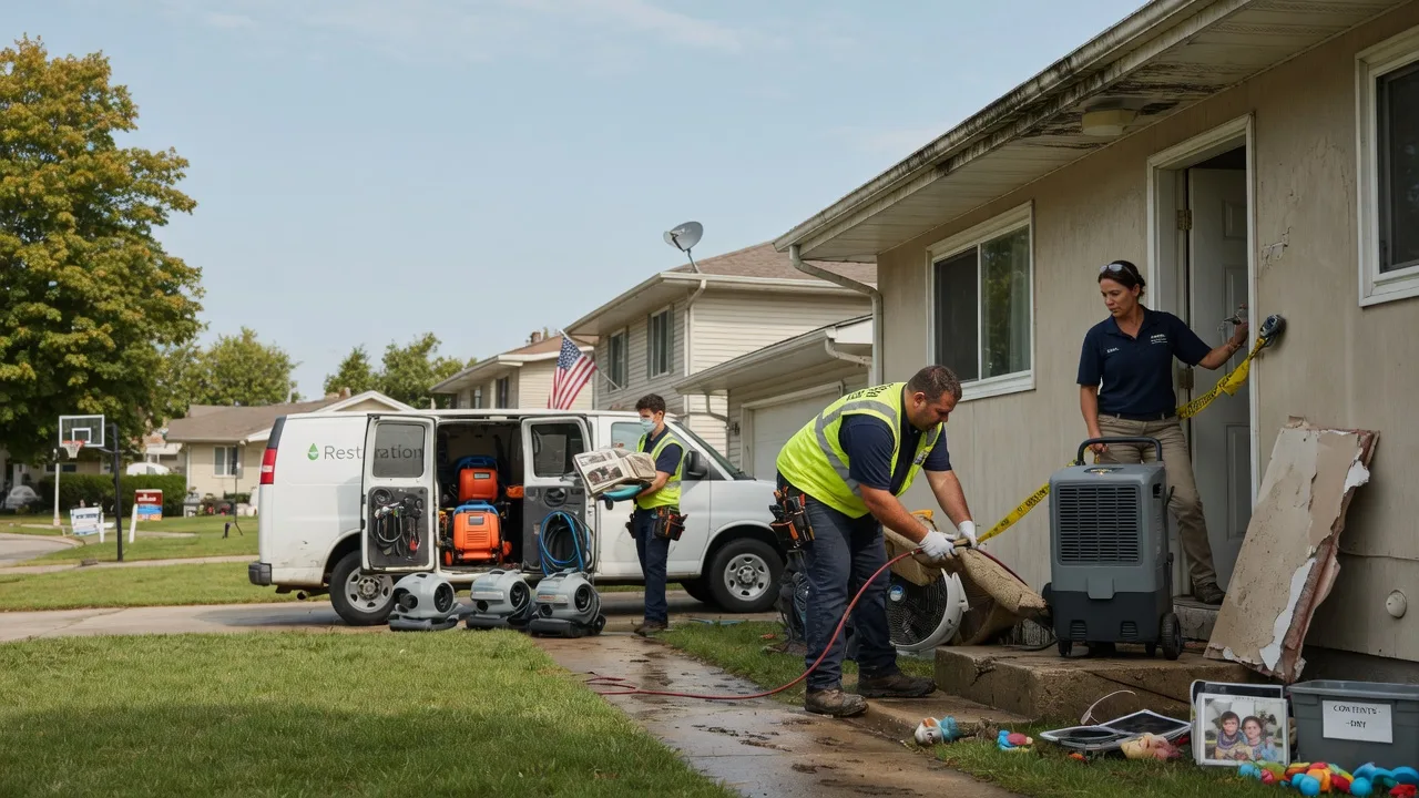 Water Damage Restoration in Sparks, OK near me